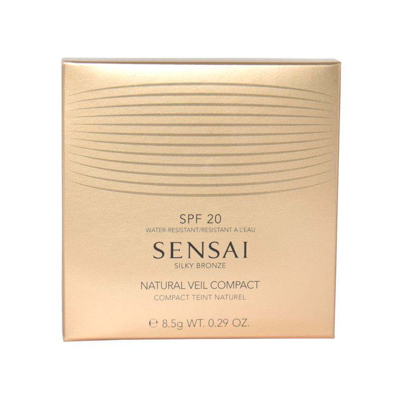 Sensai Silky Bronze Natural Veil Compact Sc04 Dark Spf 20 8,5g