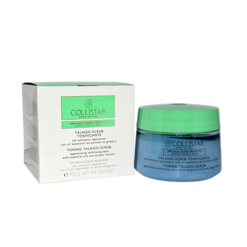 Collistar Toning Talasso Scrub Regenerating Exfoliating Salts With Essential Oils And Juniper Extract 700g